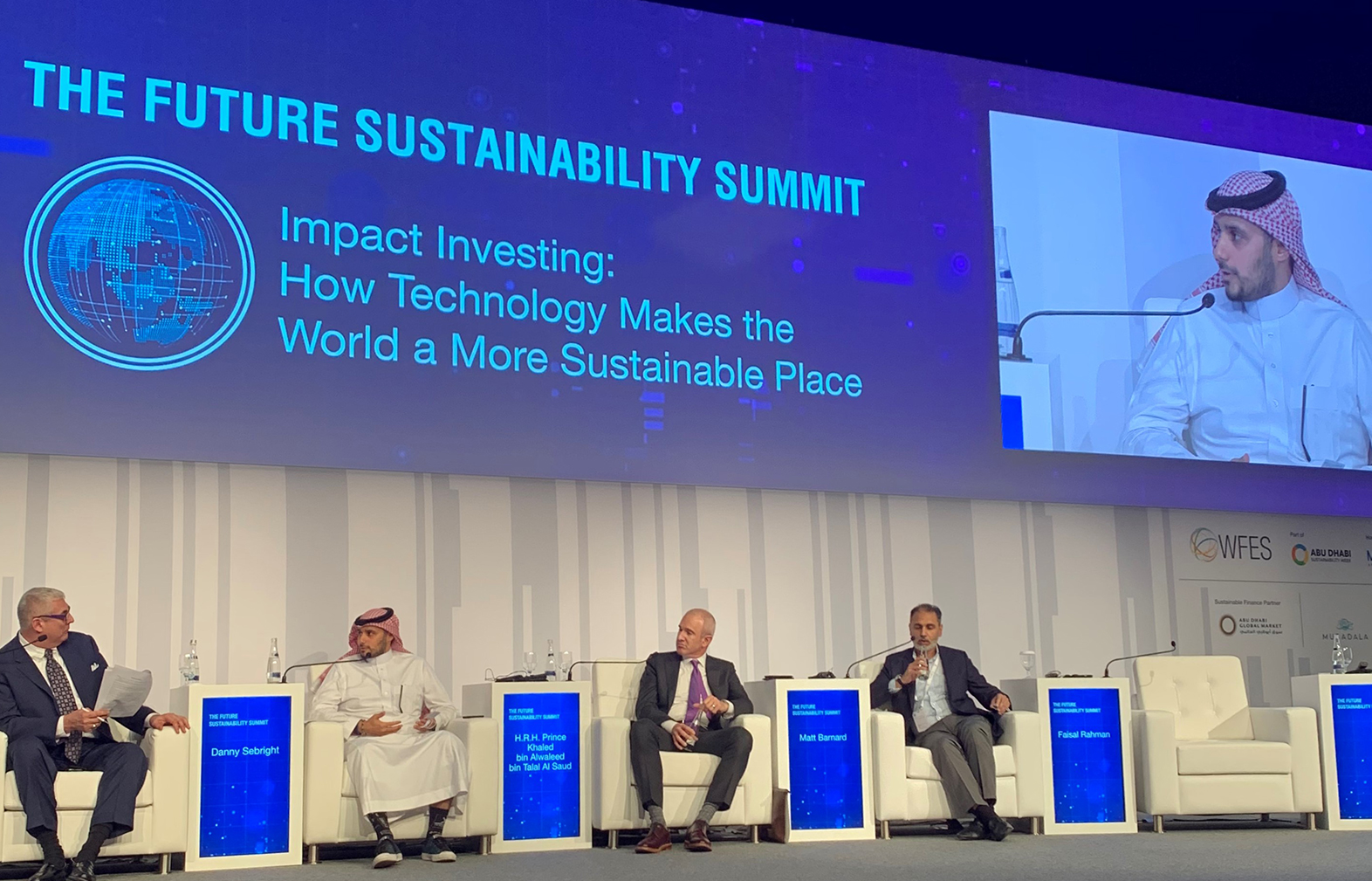 HRH Prince Khaled bin Alwaleed participates in Abu Dhabi Sustainability Week 2019