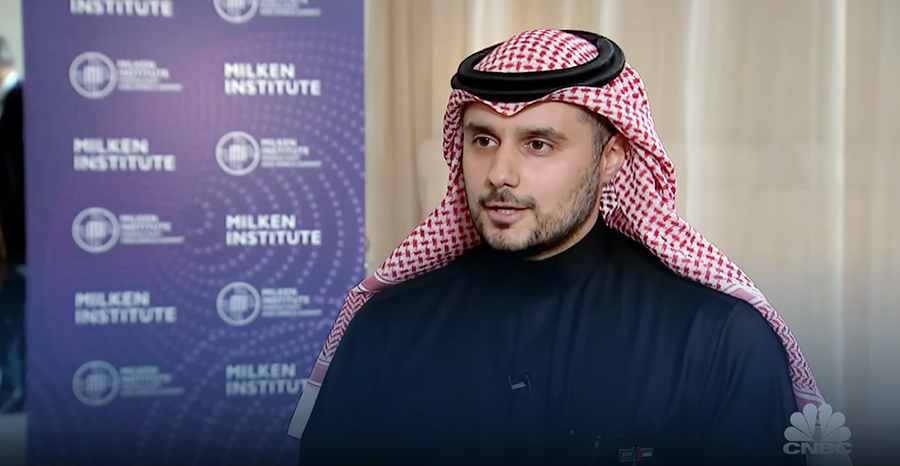 Prince Khaled bin Alwaleed interviewed live on CNBC